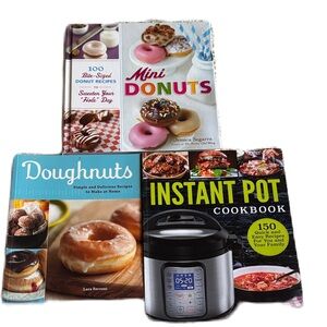 Assorted Cookbook collection - Doughnuts and Instant Pot